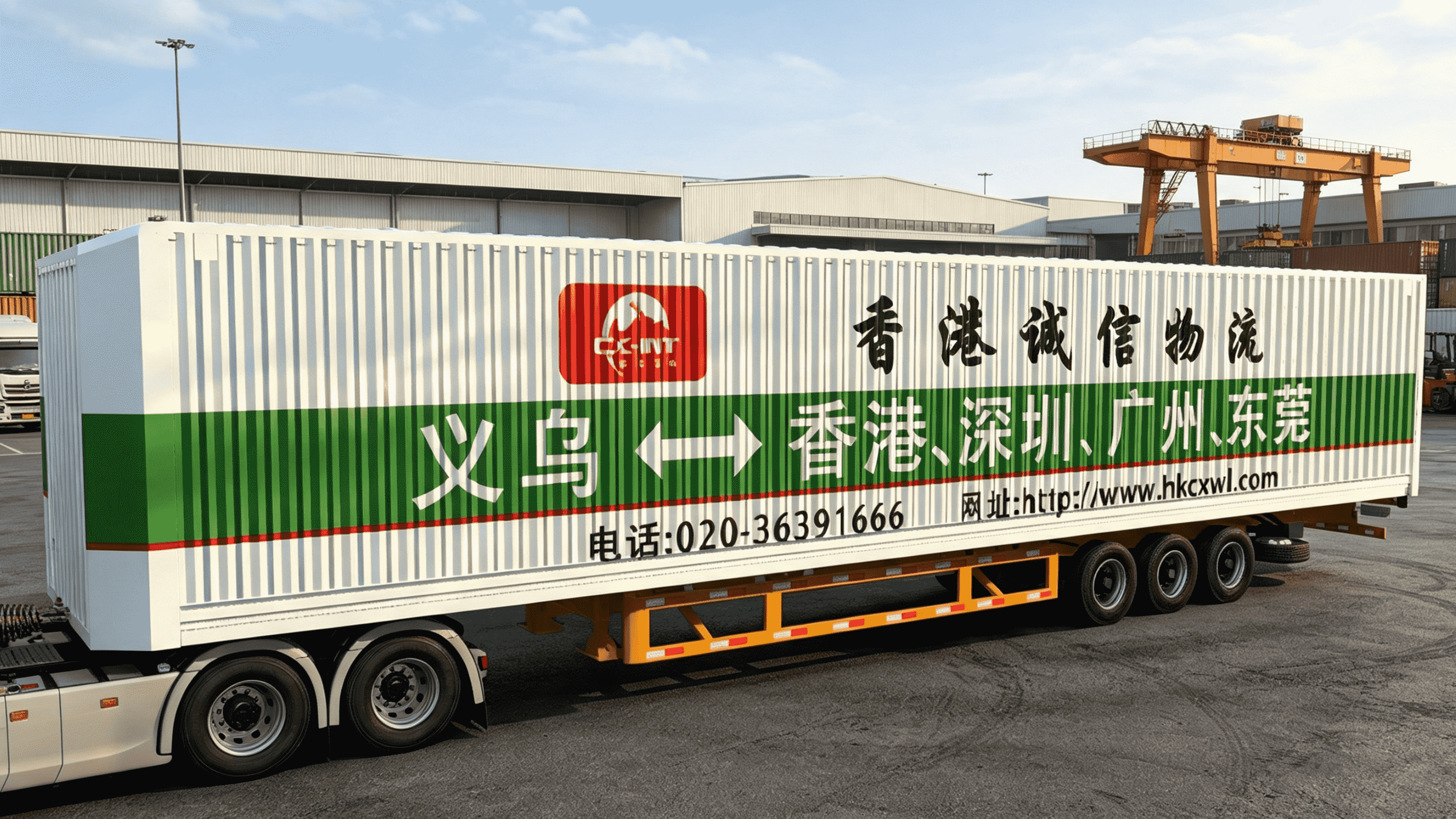 云服卡航集装箱挂车
