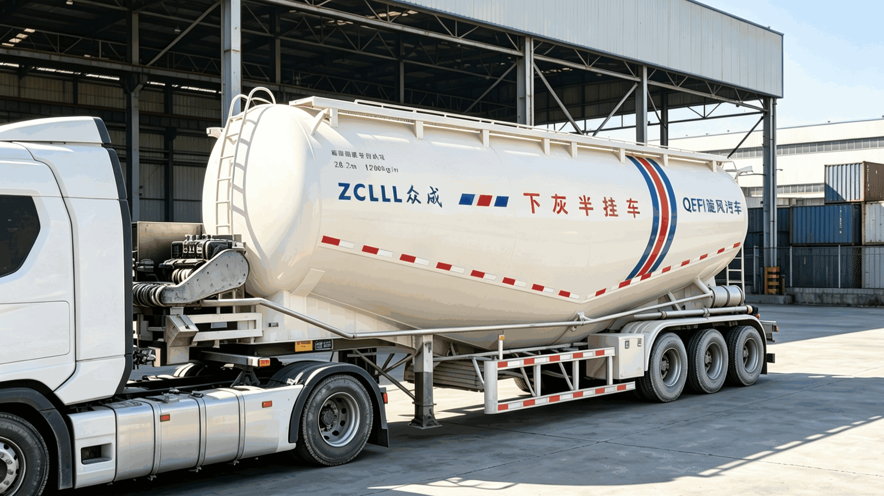 ZCLLL 众成-水泥下灰罐半挂车